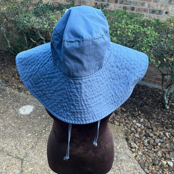 NWT Hurley Cotton Wide-Brim Bucket Sun Hat - Picture 2 of 6